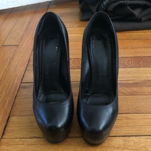 YSL tribute platform pumps